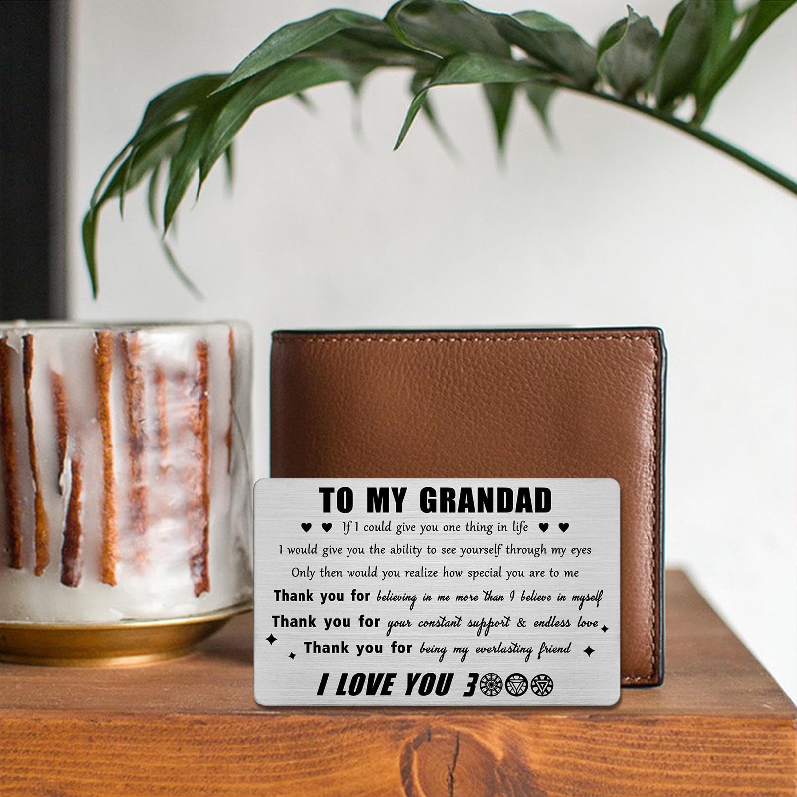 Viayen Biglietto di Natale per nonno, regalo per bisnonno bisnonno
