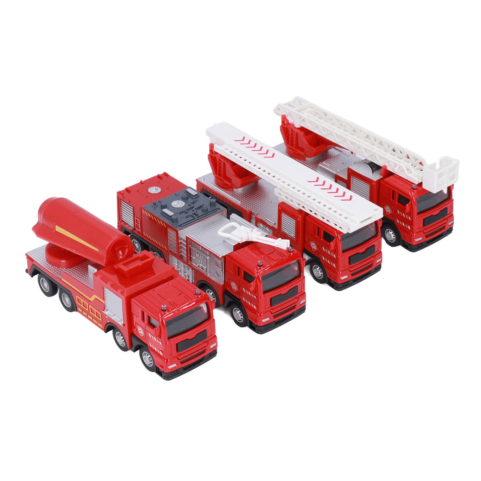 Set di Giocattoli Camion dei Pompieri con Corpo in Lega Antiruggine