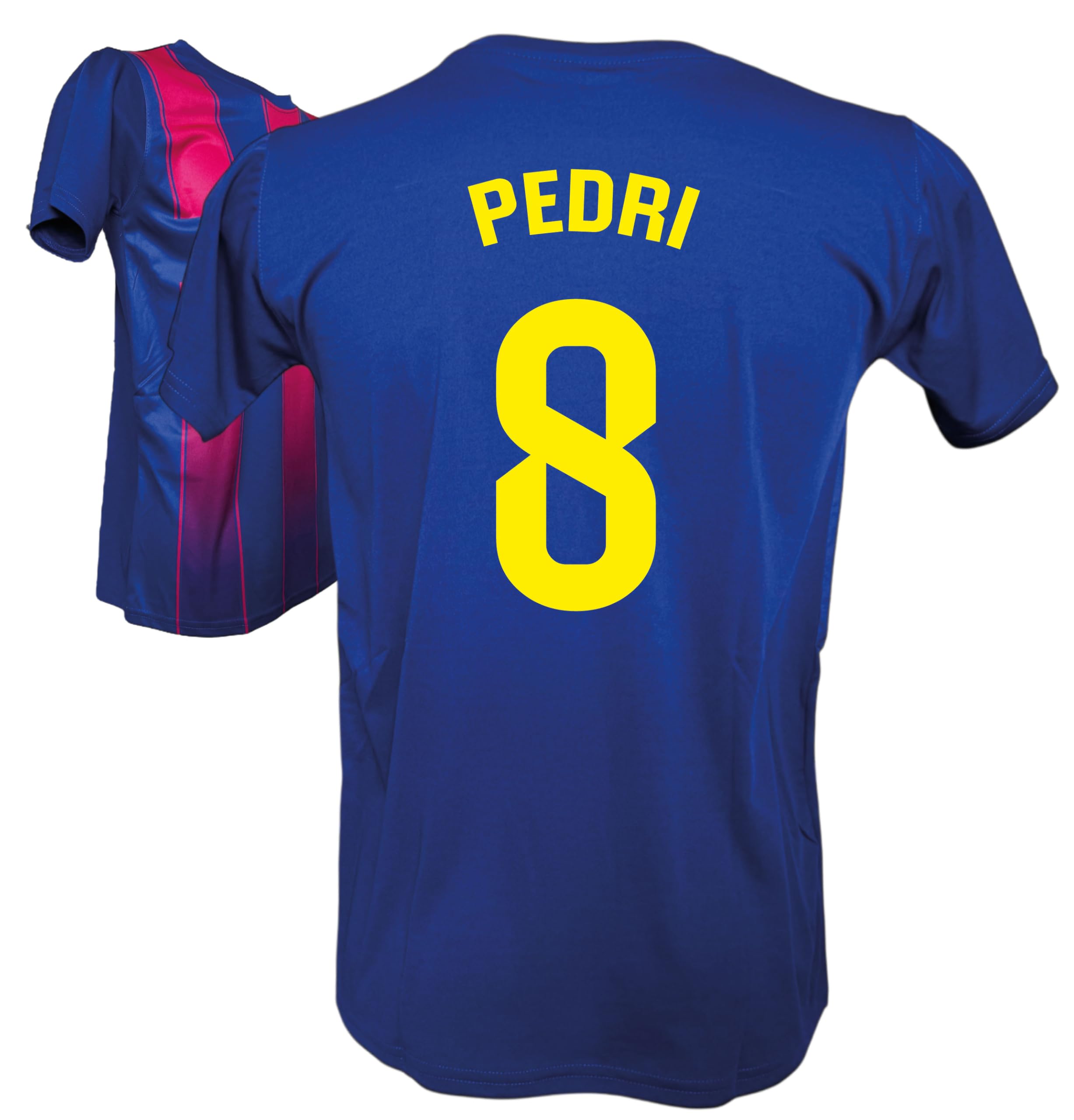 Generico Maglia Pedri 8 Home Replica Prodotto Ufficiale Barca Autorizzato Taglie da Adulto Bambino