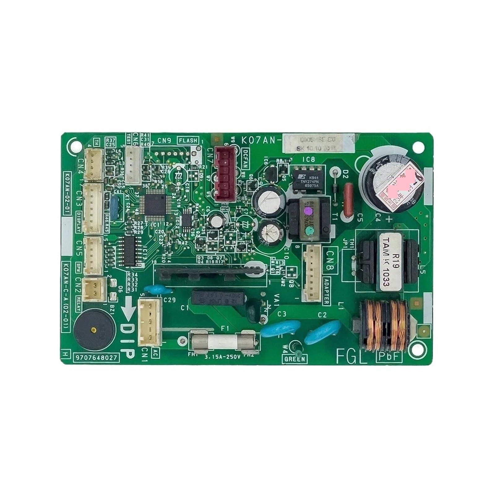 Compatible For Fujitsu， Air Conditioner Control Board K07AN-C-A(02-01) Circuit PCB K07AN-02-01 9707648027 Conditioning Parts