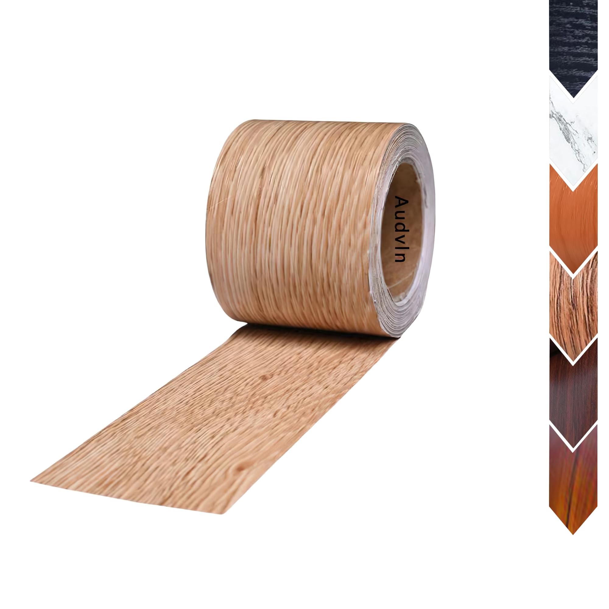 Wood Grain Repair Tape, 2" x 32ft Self Adhesive Tape for Furniture, Flooring, Cabinets, Doors, Windows, DIY Crafts - Durable, Easy to Use for Seamless Repairs