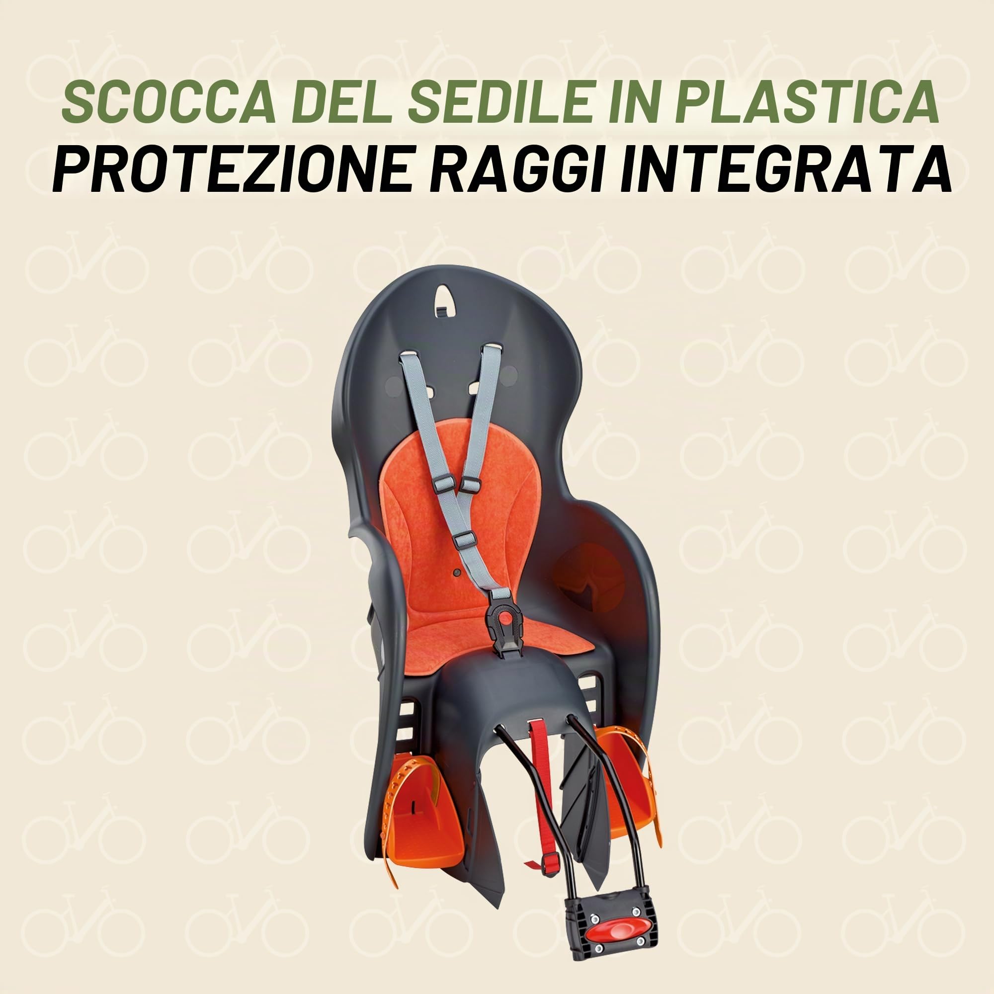 Prophete, Seggiolino di Sicurezza per Bambini, Posteriore, Grigio (Grau-Orange)