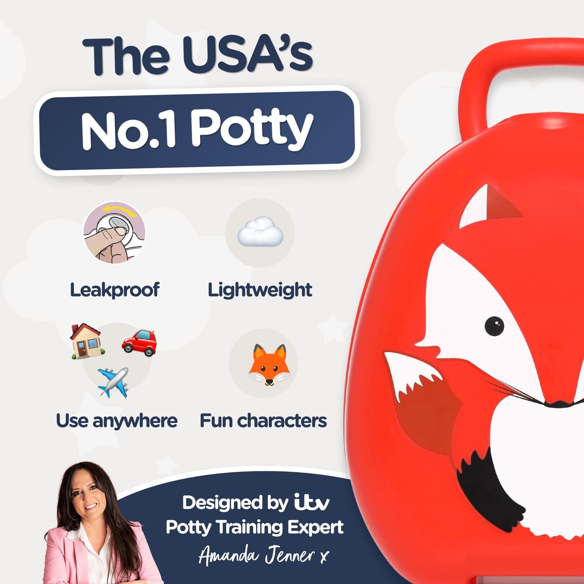 トイプードル(レッド)あみぐるみ スマホポーチ ✨ラブラドライト✨ Amazon.com : My Carry Potty - Fox Travel Potty, Award-Winning