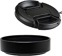 Vista 1 de Fotasy Parasol de metal de 67 mm para objetivo, parasol de 67 mm para objetivo Canon Fuji Leica Leitz Nikon Olympus Panasonic Pentax Sony, parasol