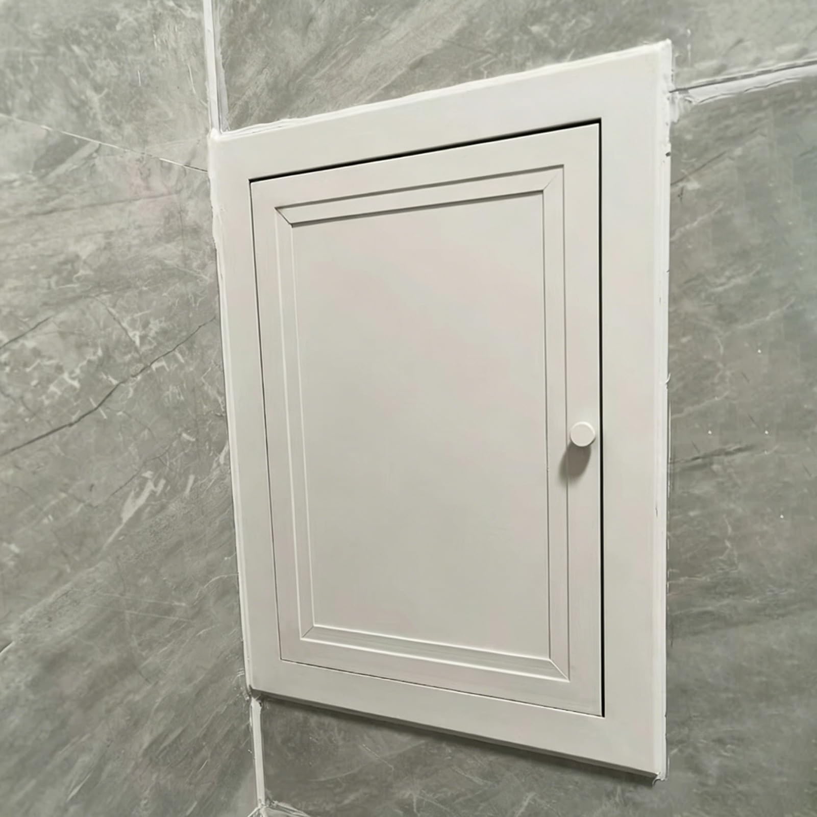 Sydvoxt Drywall Access Door Panel for Ceiling, Laundry Chute/Kitchen Plumbing Inspection Hatch, Indoor/Exterior Wall Hole Cover for Water Valves/Pipes(12x12in(30x30cm))