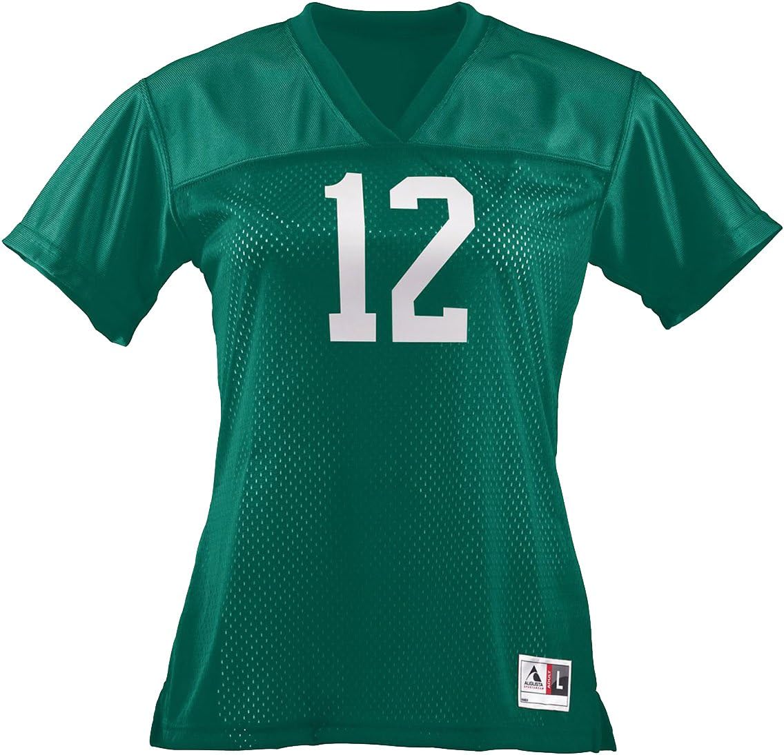 Augusta Sportswear Girls' Girls Replica Football Tee S White