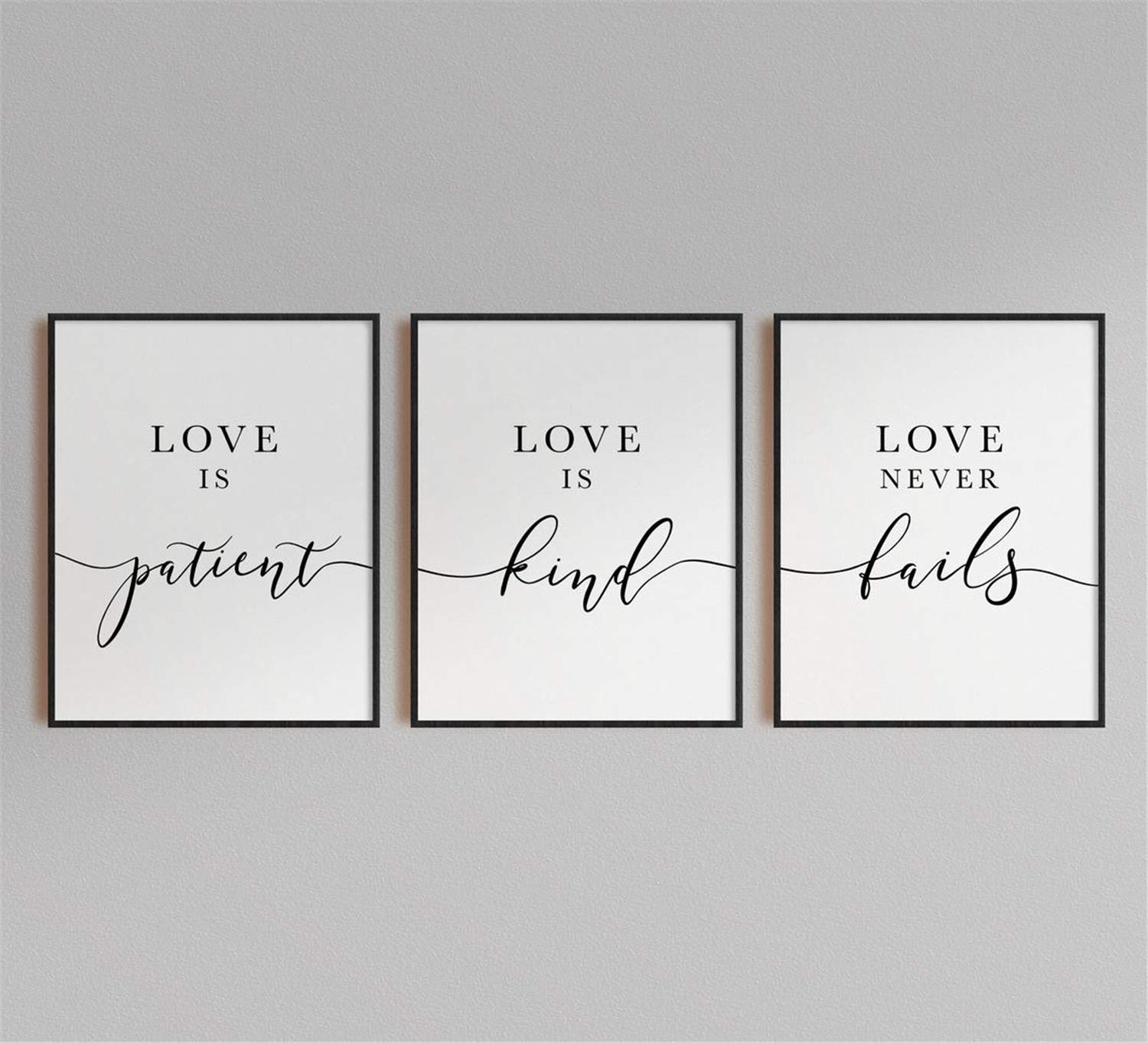 Love Is Patient Wall Art Decor For You