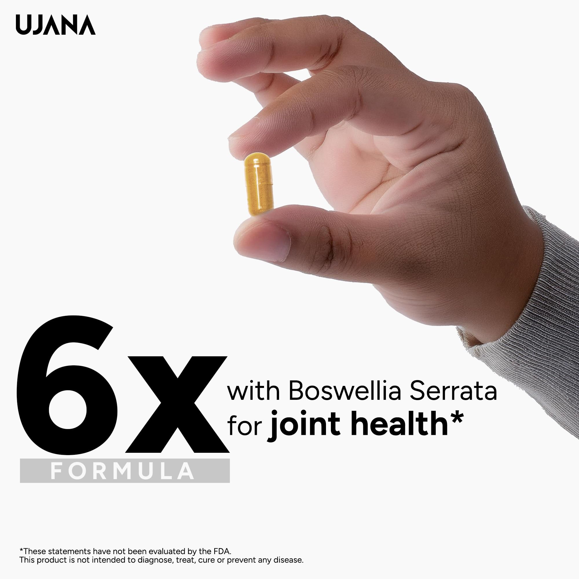 Boswellia Serrata 1000mg Supplement with 70% AKBA, Curcumin 95%, Calcium, Magnesium, Vitamin D3 & K2 | Joint Comfort, Mobility & Bone Health Support | 90 Veg Capsules UJANA Boswellia Serrata with Curcumin 1000 mg, Calcium, Magnesium, Vitamin K2 & D3 | Joint Mobility & Bone Health Support | 90 Vegetarian Capsules — Amazon image 4