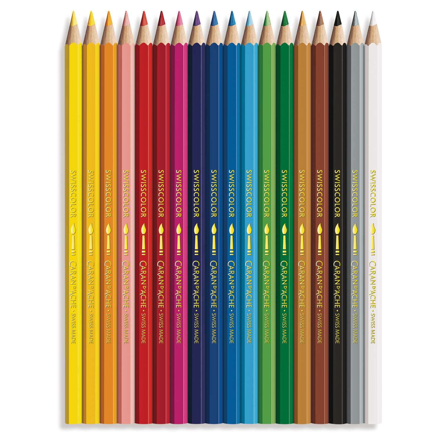 Caran d'Ache Swisscolor 18 matite colorate acquerellabili confezione cartone