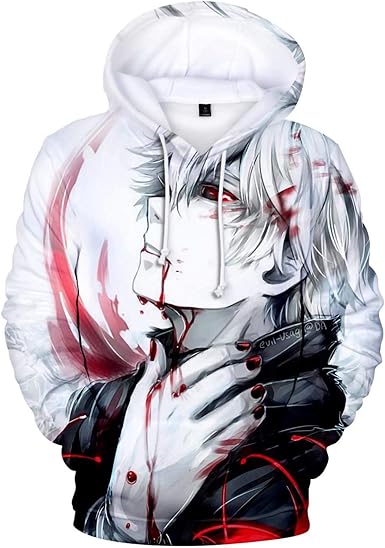 Amazon.com: Tokyo Ghoul - Sudadera con capucha unisex con estampado en 3D,  para niños y niñas : Ropa, Zapatos y Joyería