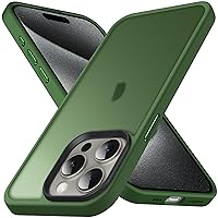 Anqrp Cover per iPhone 15 Pro Max, [Militare Antiurto] [Ricarica Wireless] Antigraffio