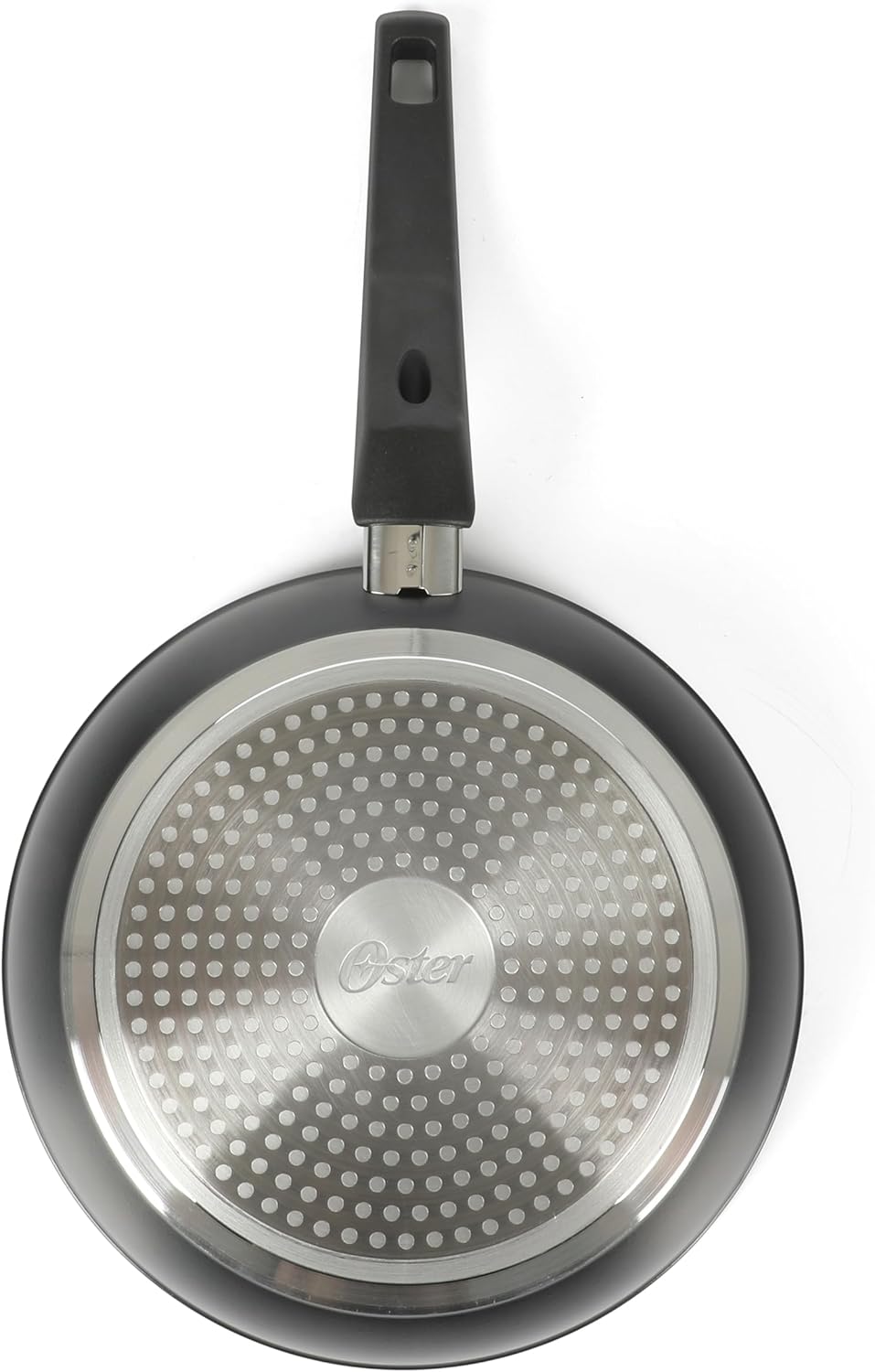 Oster Connelly 7 Piece Aluminum Premium Nonstick Pots and Pans Cookware Set W/Induction & Bakelite Stay Cool Handle - Black