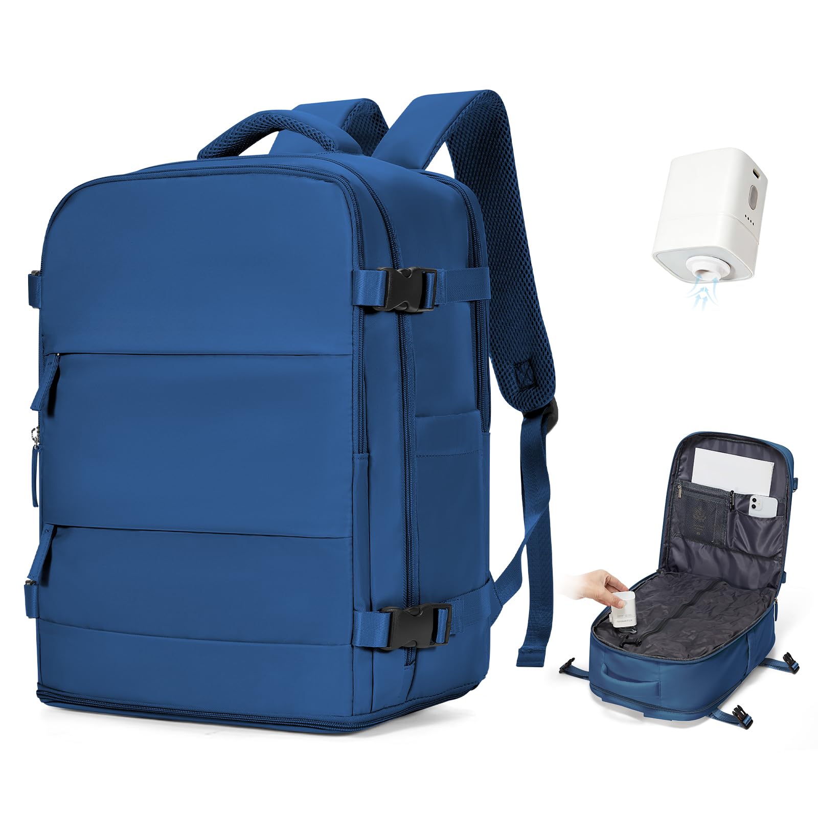SZSYCN Mochila Viaje Cabina Avion 40x30x20 Ryanair Wizzair Maletas de Viaje Mujer Mochilas Viaje 40×20×25 Ryanair para Mujer Equipaje de Mano 45x36x20 Easyjet Maletas para Portatil Hombre — view 10