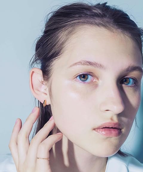 極美品✨️ ete ダブルライン フープ ピアス シルバー k18 ゴールド ete ピアス バイカラー ダブルライン レディース : ZOZOTOWN