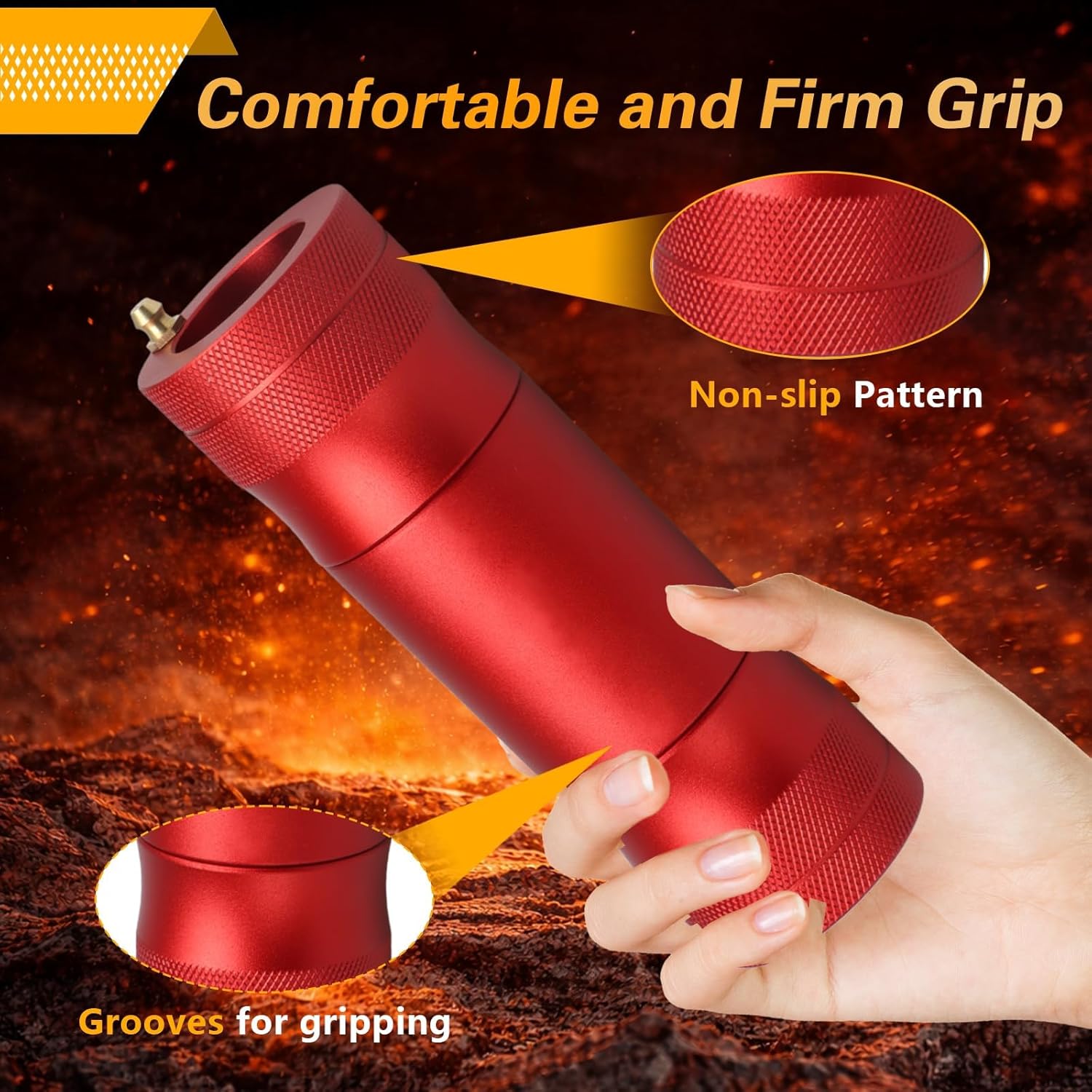 Upgraded 30mm & 39mm Wheel Bearing Grease Tool, UTV ATV Front Rear Wheel Bearing Greaser with Storage Tube Compatible with Can-Am Maverick X3 / X3 Max Commander Defender Outlander Renegade