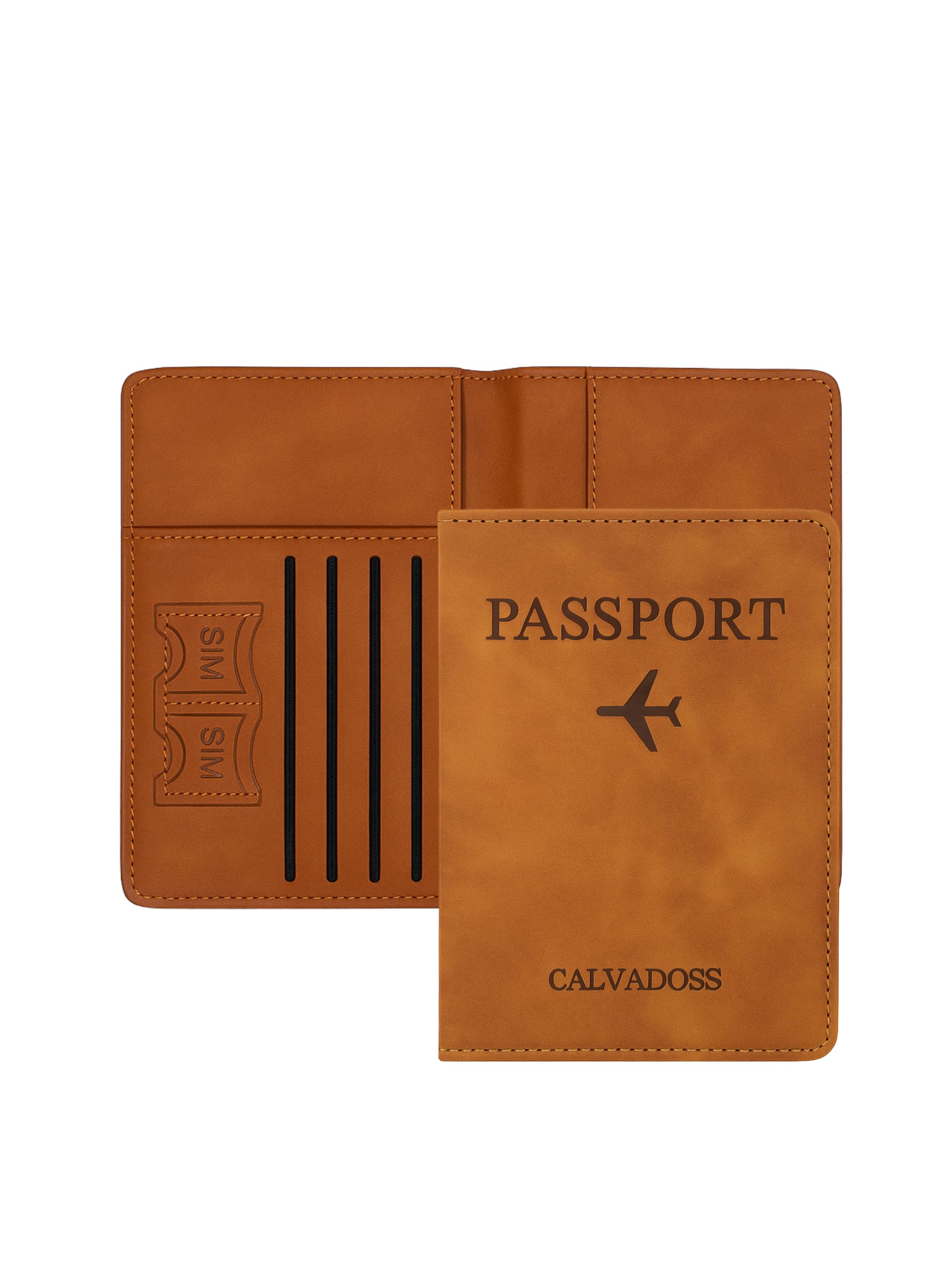 Tan Travel Passport Holder-image-35