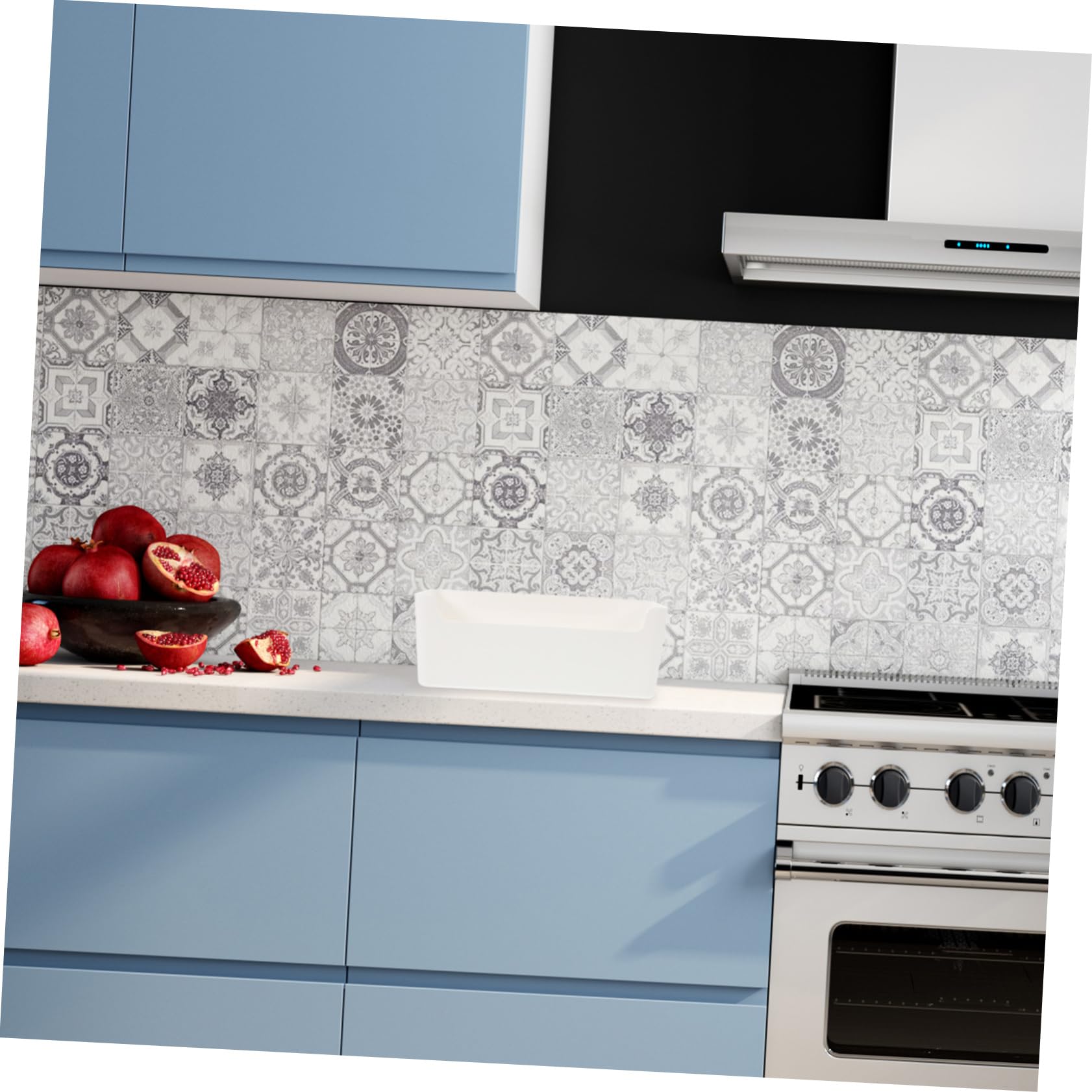 Organizer da Cucina 8 Pezzi in Plastica Bianco, Divisori | Pensili e Cassetti, Soluzione a Livelli Salvaspazio, Uso Rapido per Contenere Oggetti e Accessori