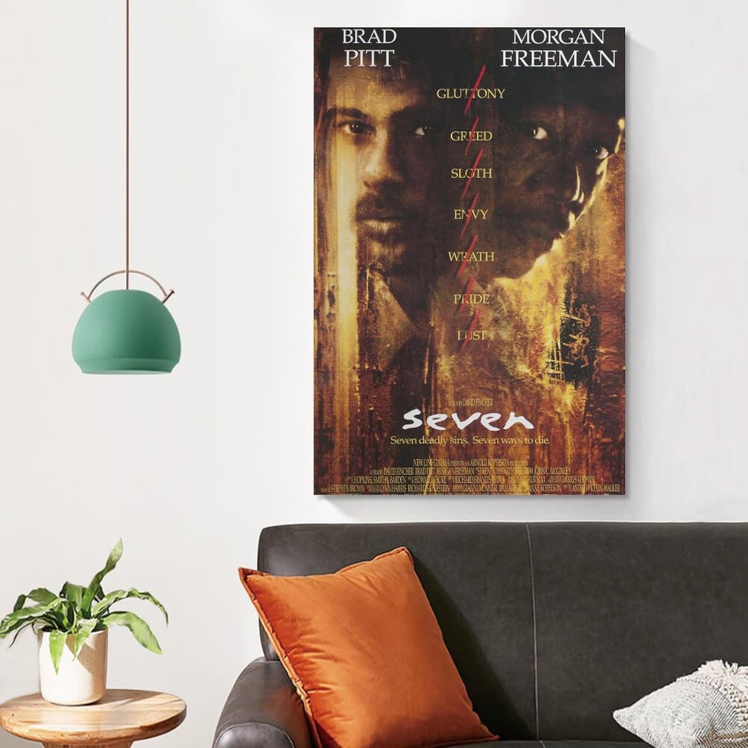 Cool Posters for Guys Bedroom Seven-1995 Movie Posters Canvas Art Poster And Wall Art Picture Print Modern Family Bedroom Decor Posters 24x36inch(60x90cm)