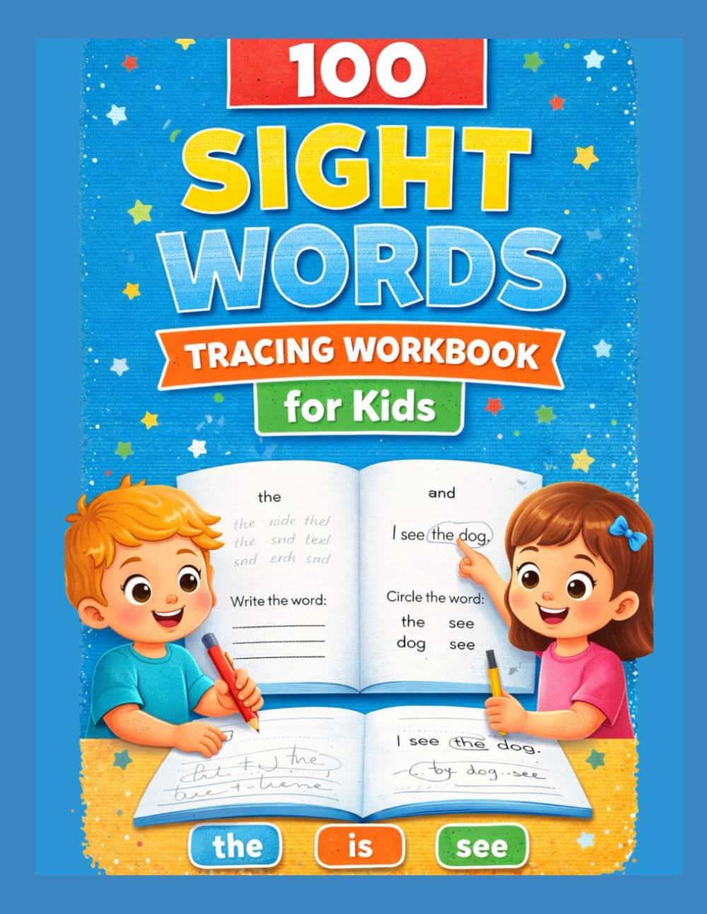 Sight Words Workbook for Kids: Trace, Read, Write and Build Early Reading Skills for Preschool and Kindergarten (Ages 3–6)