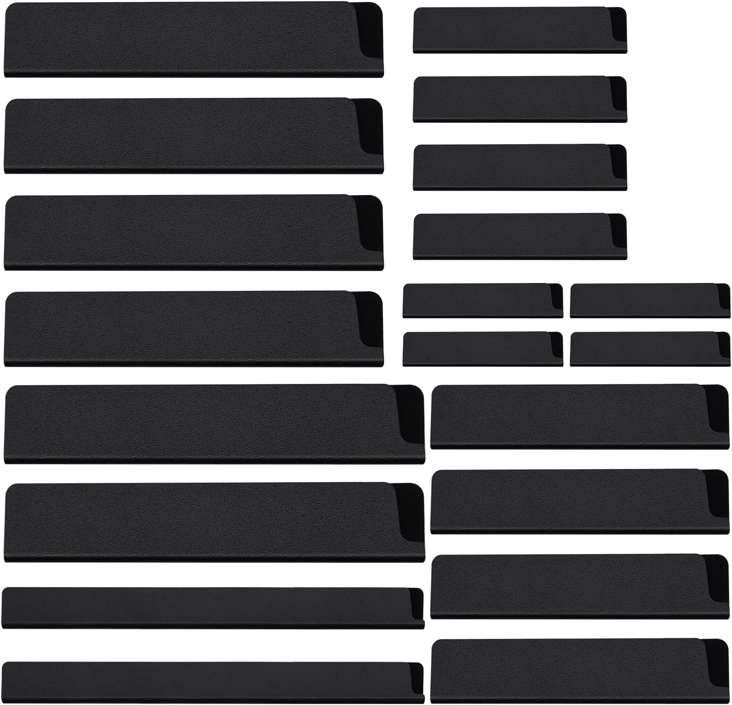 20pcs Universal Knife Edge Guards Set, Non-BPA Knife Sheath, Waterproof Abrasion Resistant Felt Lined Knife Cover Sleeves Knife Protectors, Gentle on Your Blades