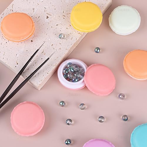 Miniatura 7 de AUEAR, Paquete de 18 cajas de macarrón, caja de dulces, organizador de almacenamiento de joyas