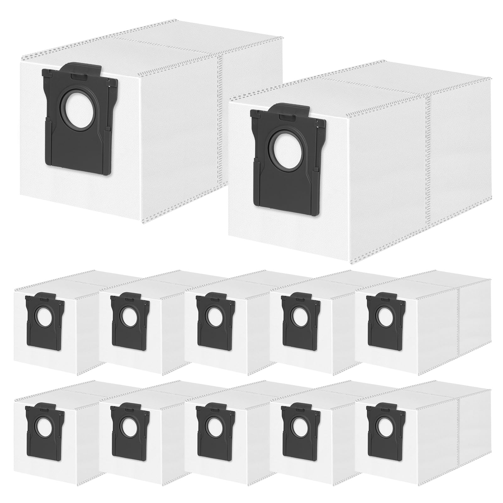12 Pack Dust Bags for Dreame L40/L40s/AE/CE/L50/L60/D30/L10/L10s Pro Ultra
