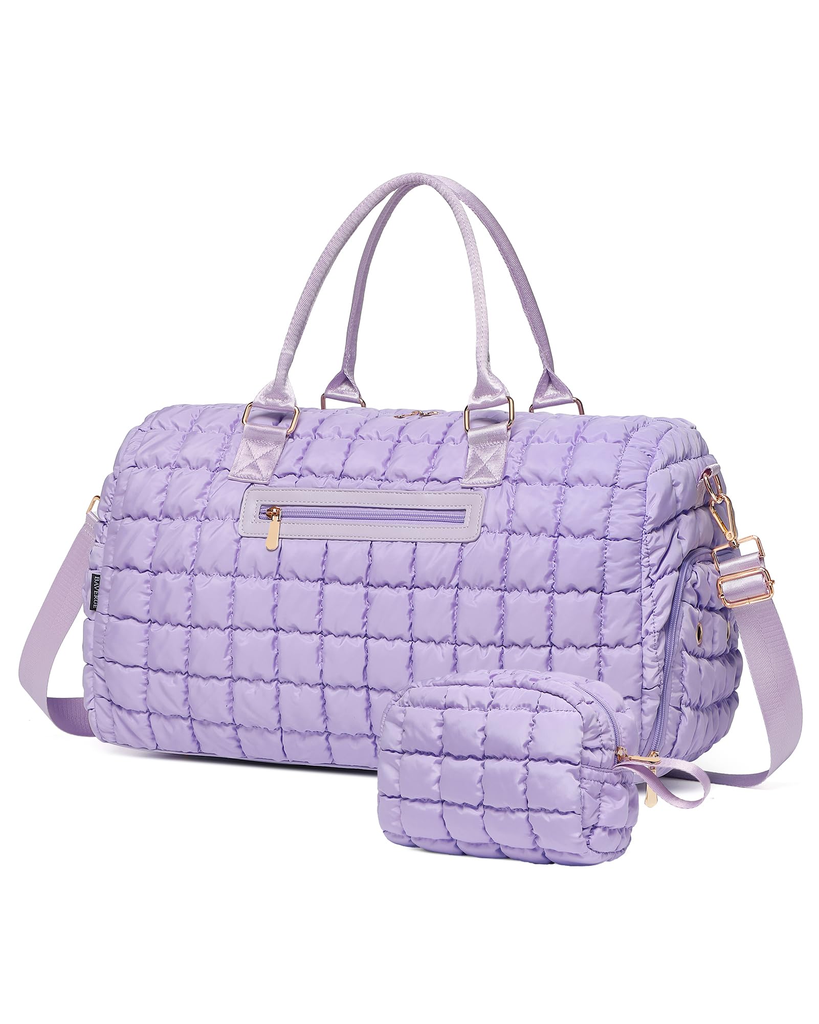 Duffle Bag for Travel, Weekender Bag with Shoe Compartment, Carry On Overnight Bag for Women with Toiletry Bag, Gym Bag with Wet Pocket, Hospital Bags