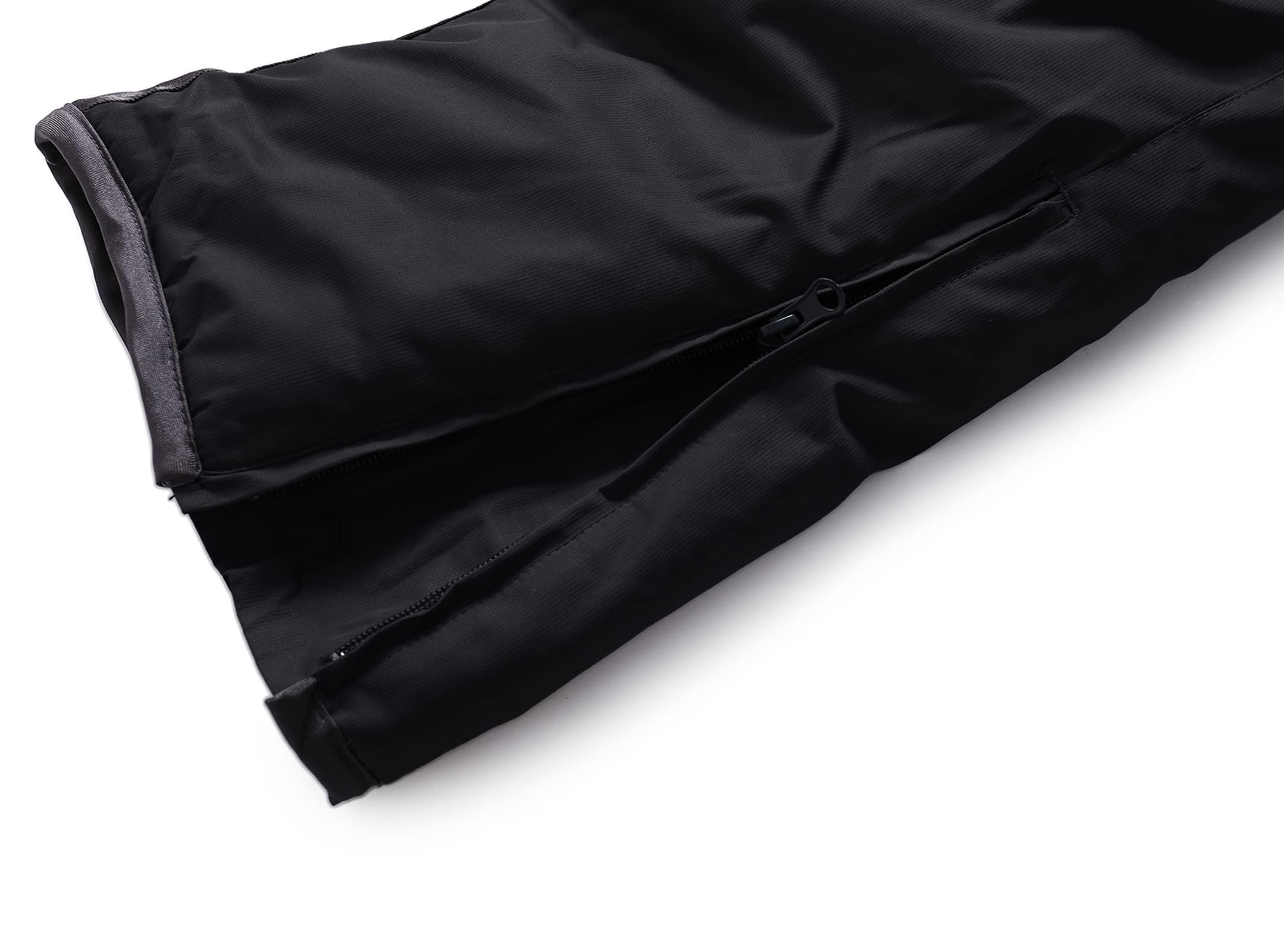 BenBoy Softshell Pantalones de esquí Impermeable Térmico Senderismo Nieve Escalada Invierno Peto
