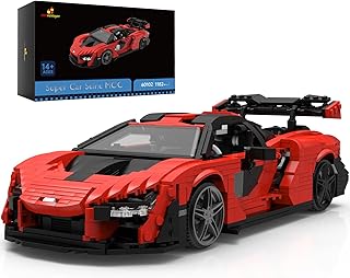 JMBricklayer Cars Building Sets for Boys 8-14, Model Car Kits to Build for Adults, Cool Car Model Display Collection, Toys Gifts for Men Women Boys Girls(1182 Pieces)