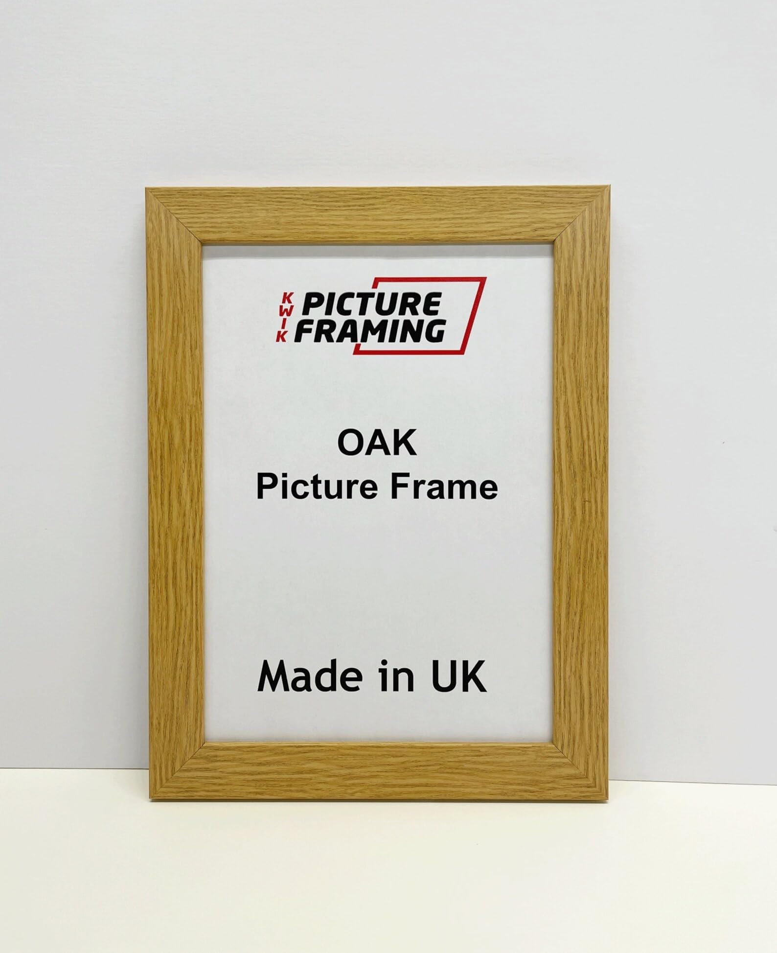 Picture Frame - 30mm Flat Polcore Frame for Photos, Prints & Wall Art | Portrait or Landscape (45cm x 30cm, Oak)