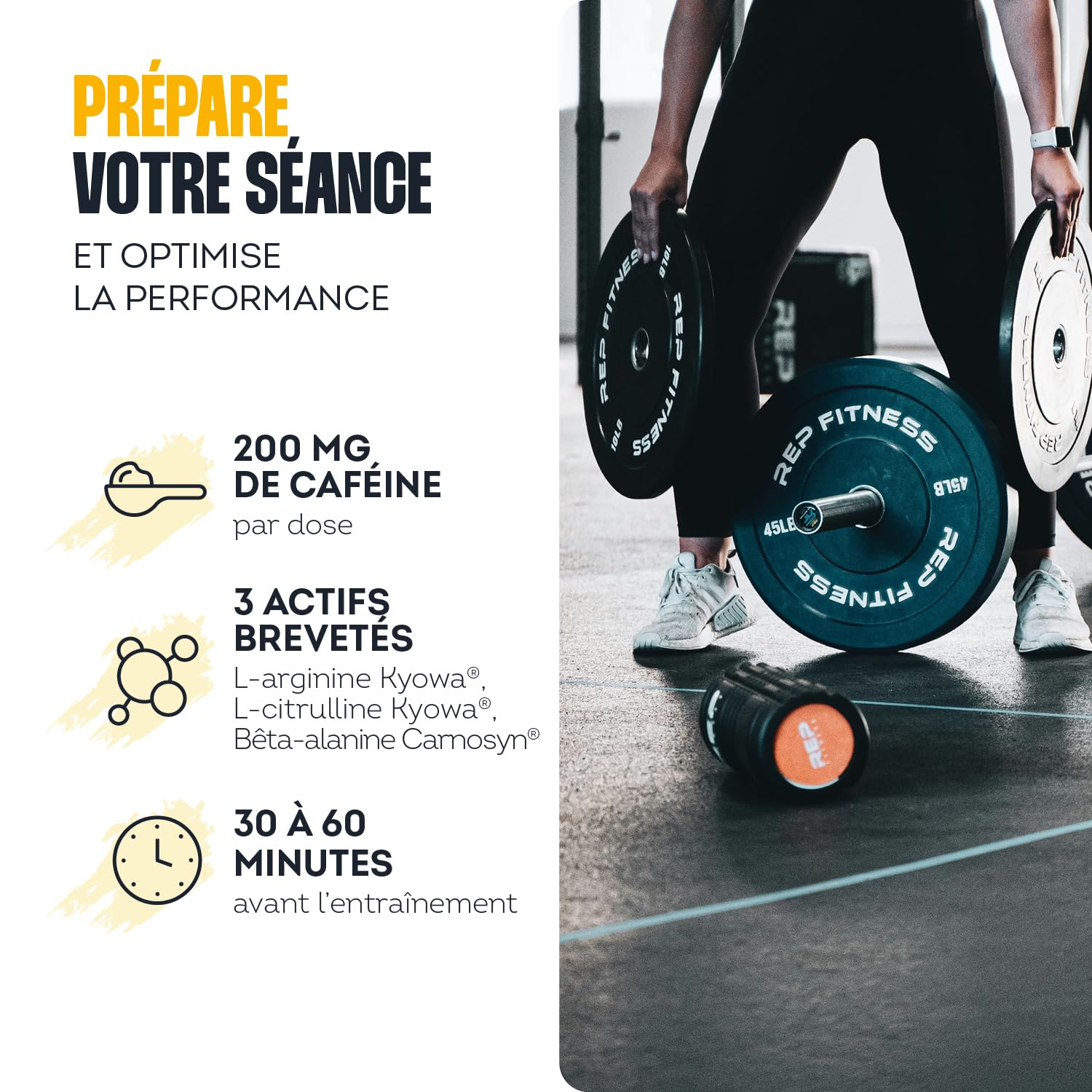 Impulse Nutrition - Préworkout Citron - 200mg Caféine - Cure 18 jours | Énergie, Focus & Performance - Congestion & Endurance Optimale - 200mg Caféine, BCAA, Bêta-alanine - Fabriqué en France