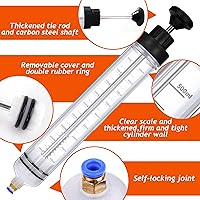 Vista 5 de Extractor de Líquido, Extractor de Fluido de 500CC, Bomba de Aceite con Manguera, Jeringa Automotriz, Succión de Aceite para Cambio de Aceite