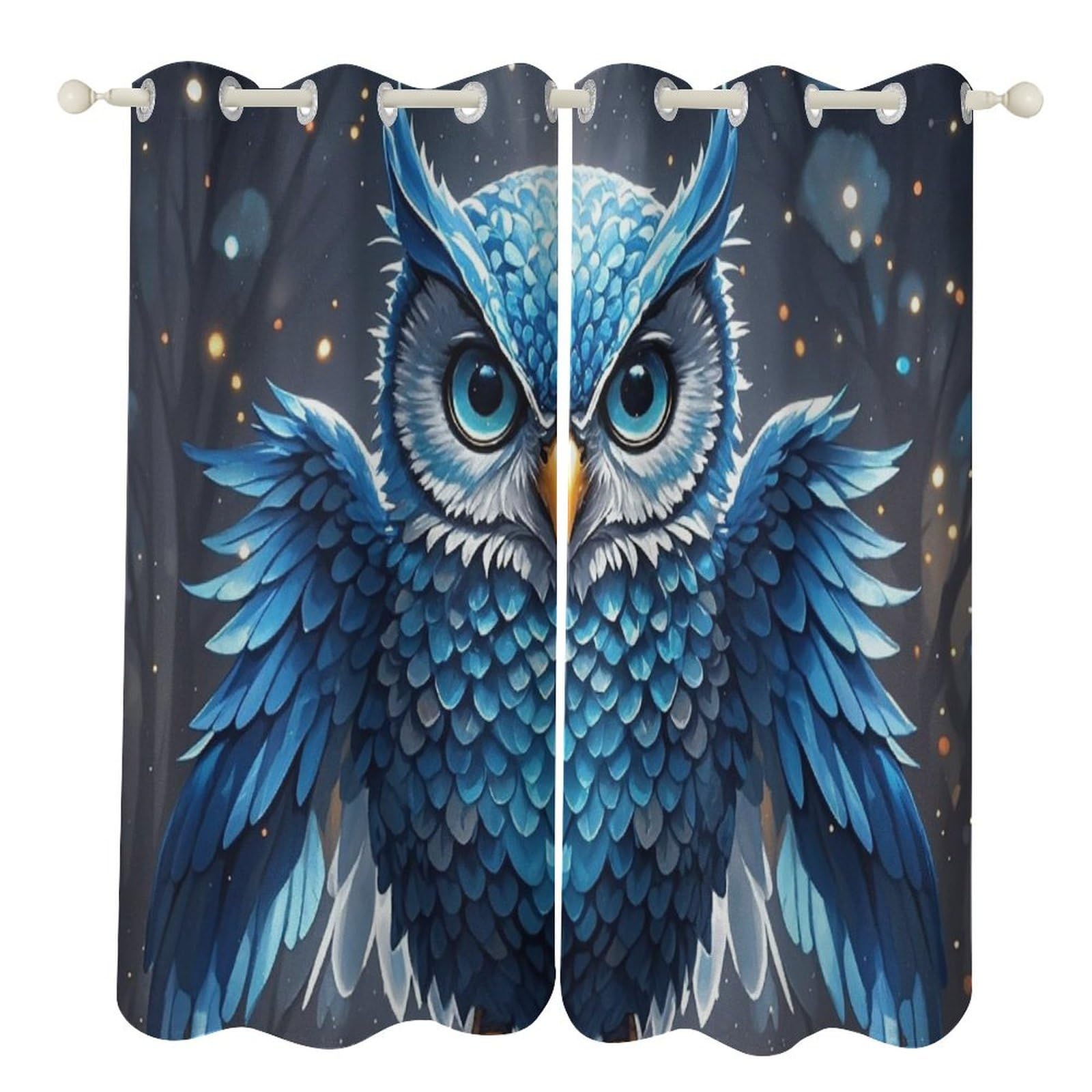 Rideaux occultants pour chambre et salon : isolation thermique 132x183