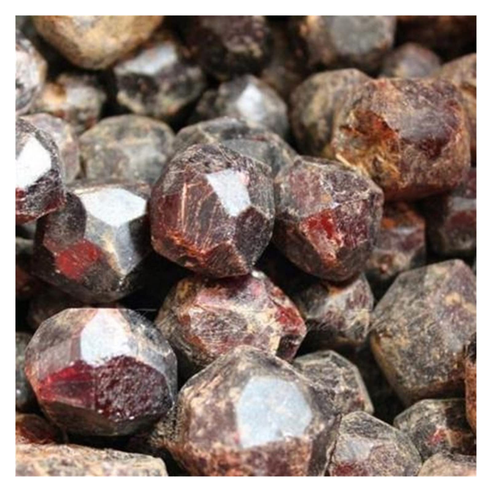 Cristallo Naturale Grezzo 100 g Naturale Originale Rosso Granato Gemma di Cristallo Pietra Grezza Esemplare Decorazione al Quarzo Decorazione della Stanza