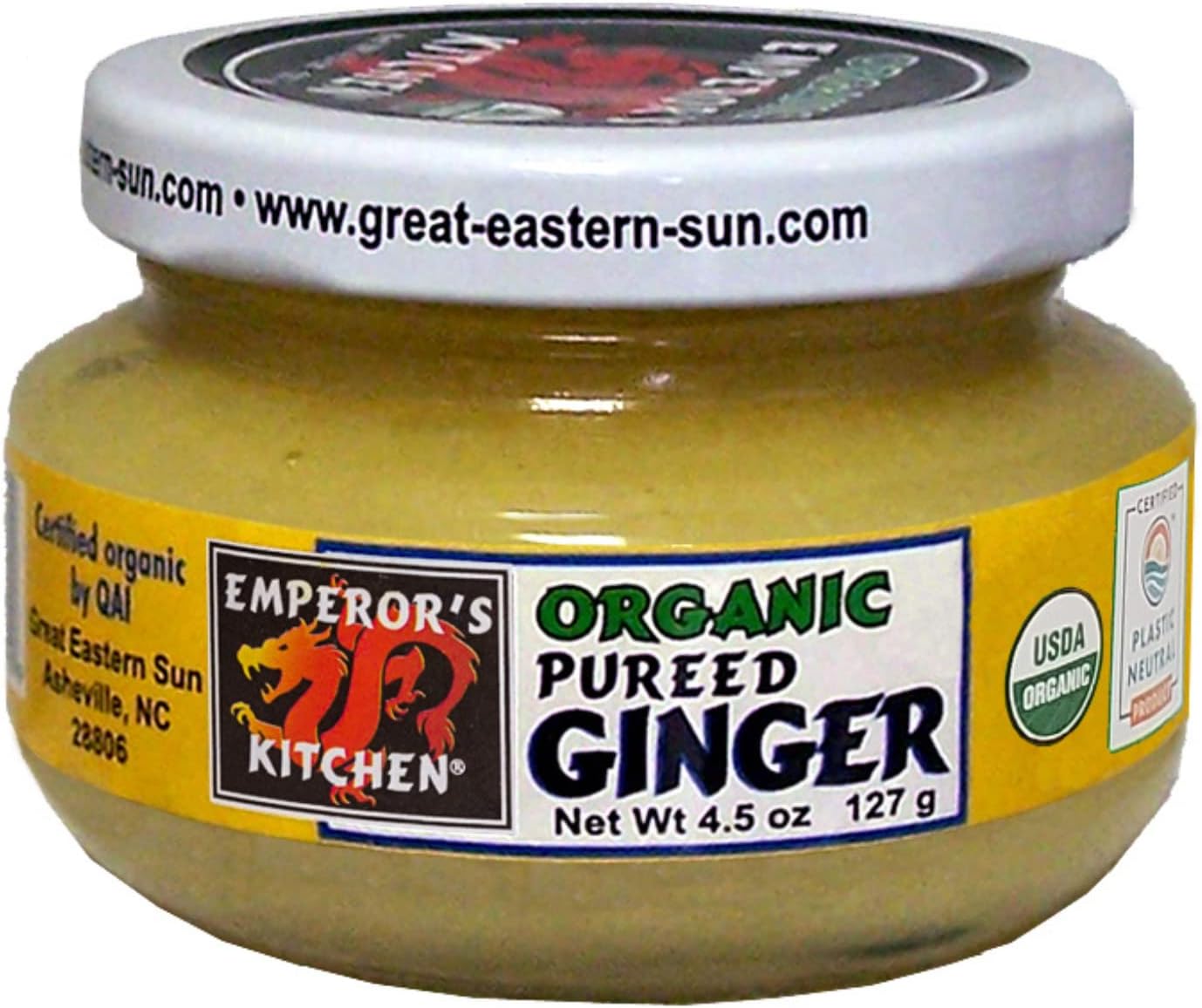 Emperor's Kitchen Organic Pureed Ginger, 4.5 Ounce