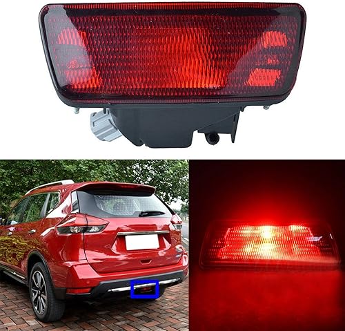 Miniatura 2 de Para Nissan Juke Rogue Fit XTrail X-Trail T32 2014-2018, lámpara reflector de parachoques trasero lámpara de freno trasero