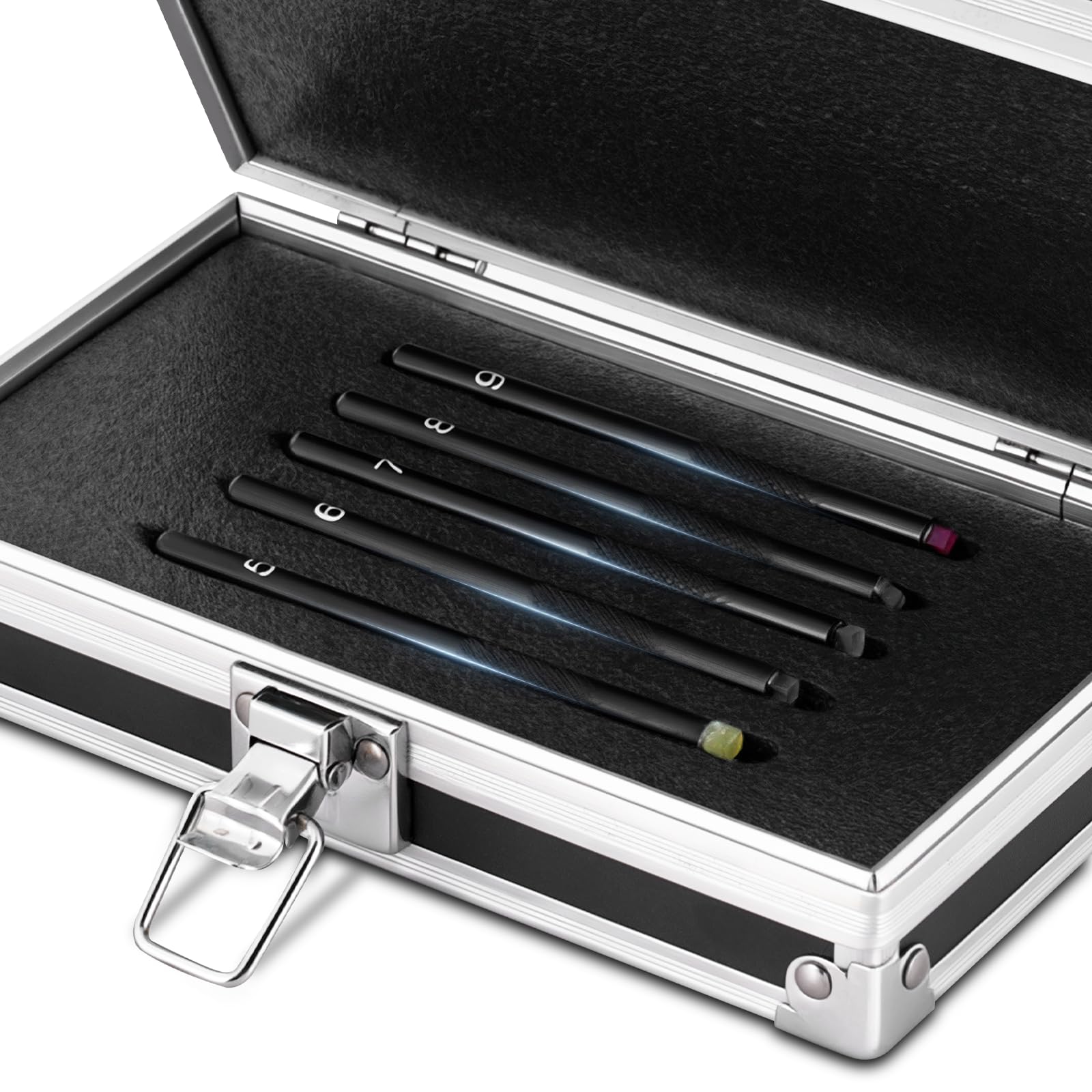 Mohs Hardness Test Kit Mohs Hardness Picks 5 Pack Mohs Hardness Tester Industrial Mineral Identification Kit Gem Jade Jewelry 5-9 Scratch Tester