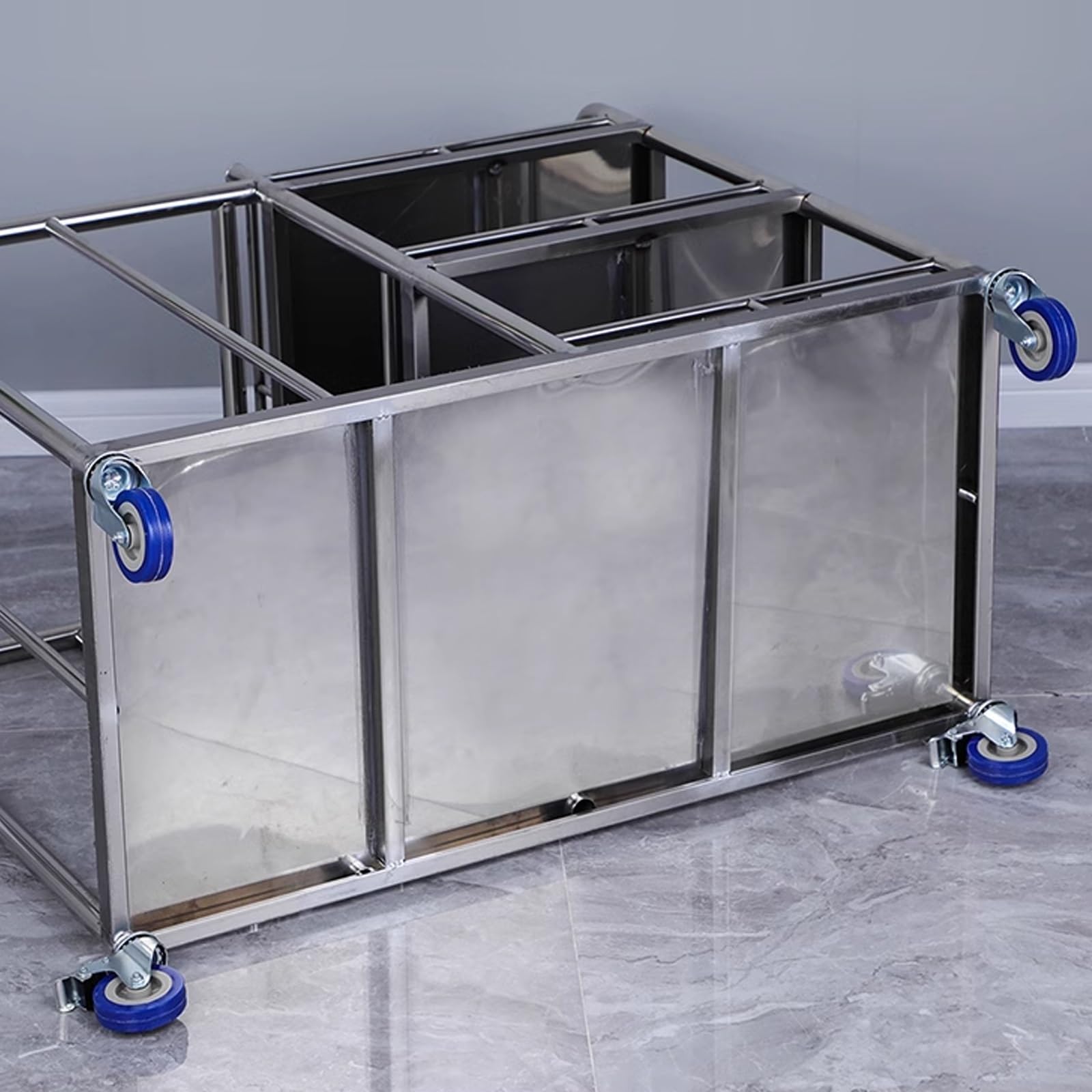 Carrello Pulizie Professionali Carrello Pulizie Hotel Trasporto Biancheria Pulita Servizio Lavanderia Albergo Hotel Ospedale Case di Cura e Riposo(90 * 45 * 86cm)