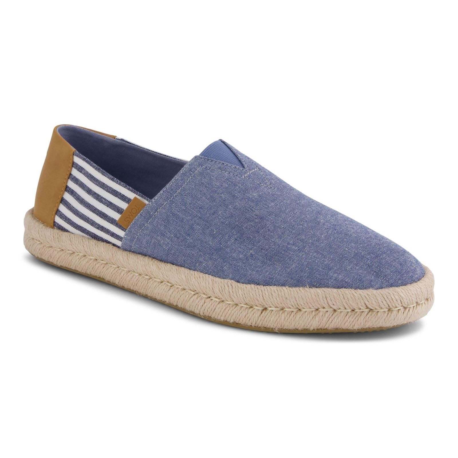 TOMS Alpargata Rope 2.0 10023240 - Alpargata para hombre, color azul marino