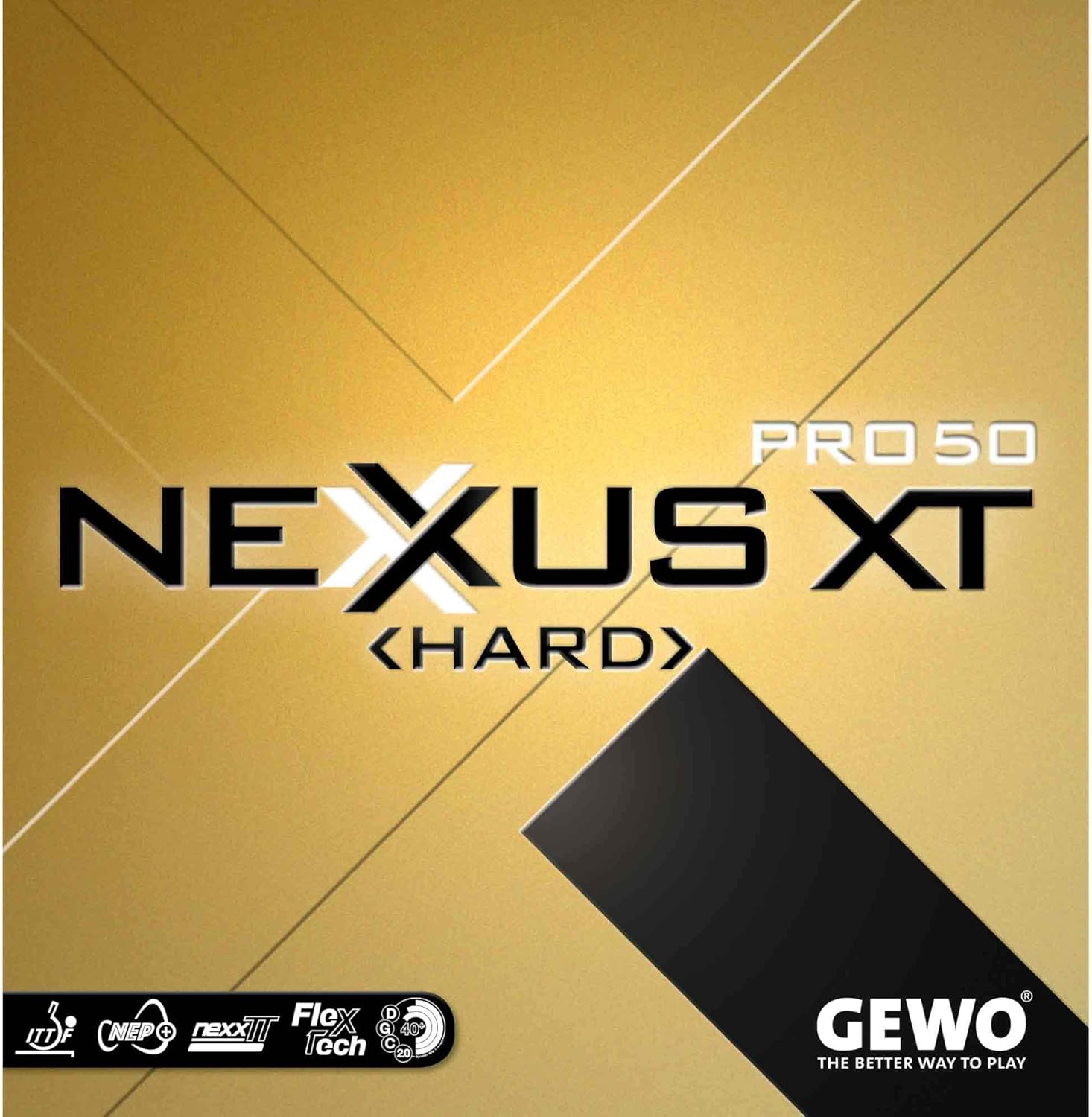 GEWO Nexxus XT Pro 50 Hard - Offensive Table Tennis Rubber