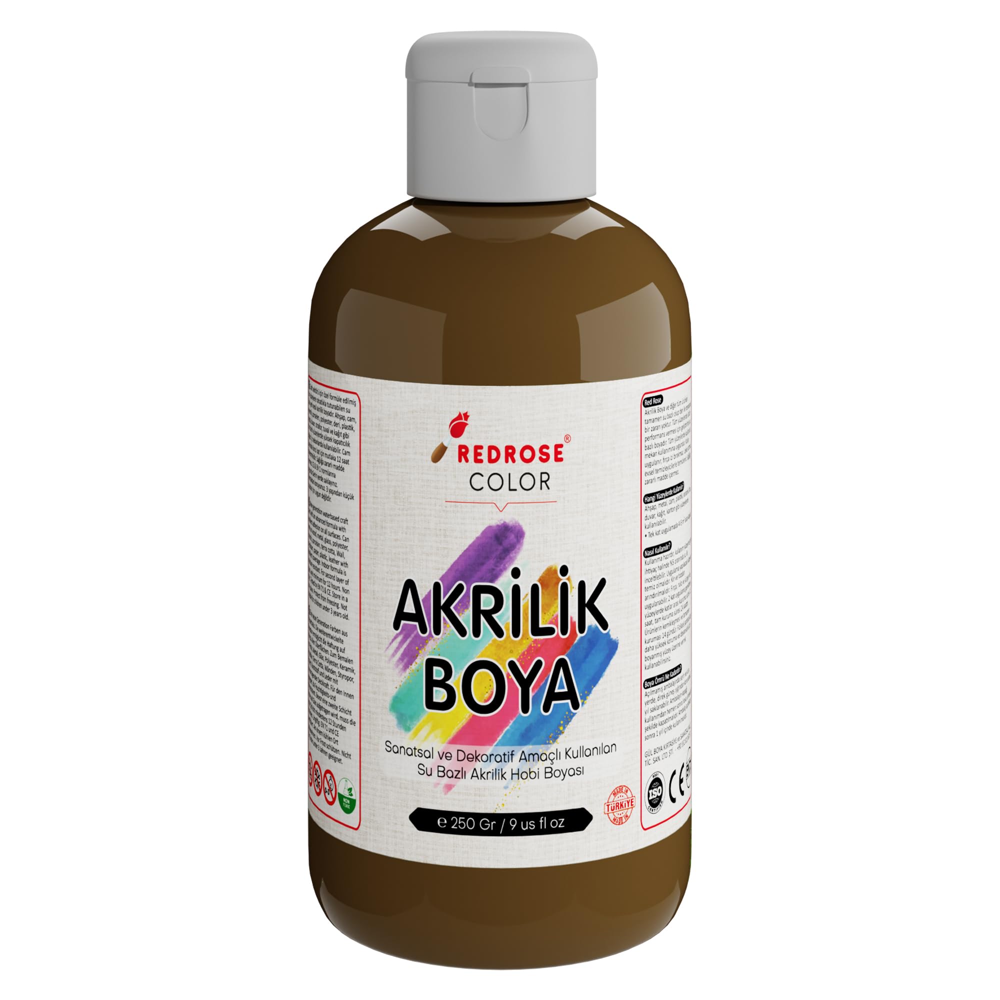 Red Rose Açık Kahverengi Akrilik Boya 250 gr