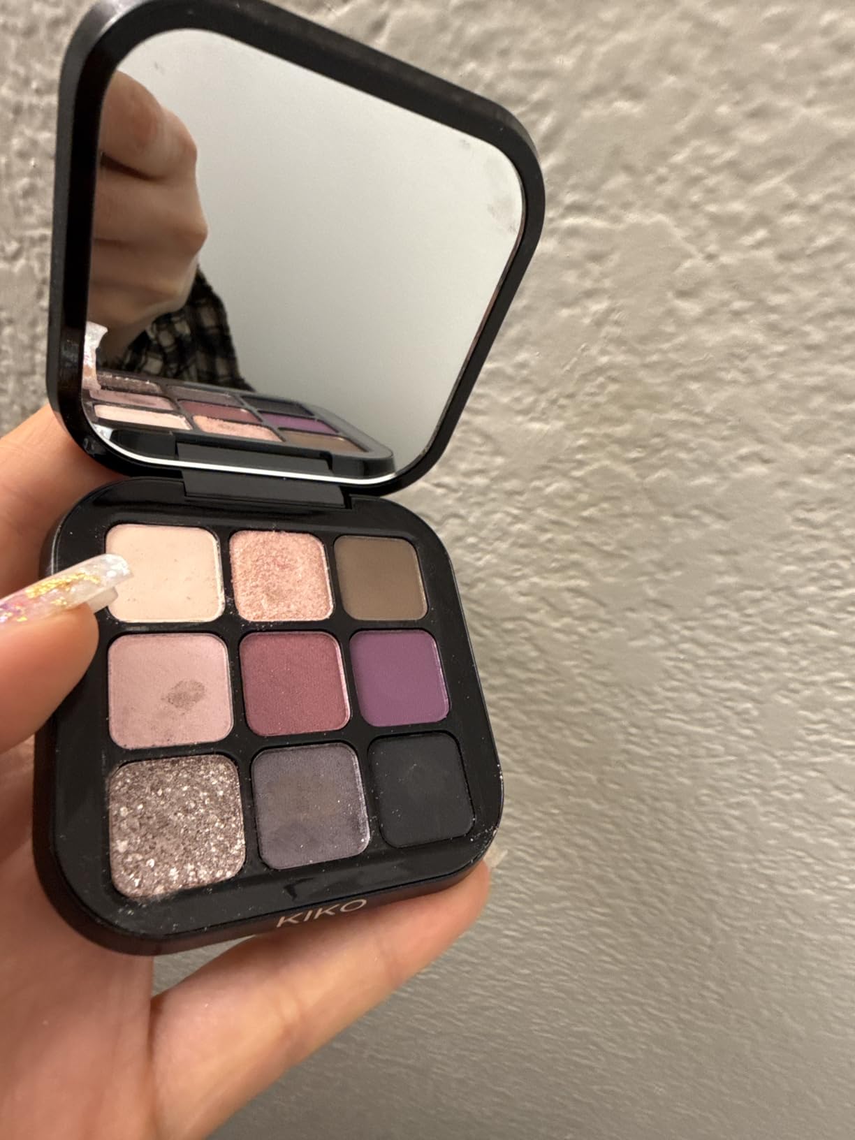KIKO S.p.A. KIKO Milano Glamour Multi Finish Eyeshadow Palette | 9 Eyeshadows In Different Finishes
