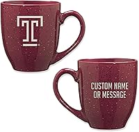 Vista 27 de Rico Industries NCAA UCLA Bruins Royal Blue - Taza de café de cerámica moteada grabada con láser de 16 onzas