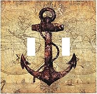 Vista 50 de Placa Cubierta de Interruptor de Luz de Palanca Individual con Diseño de Flor Botánica en Tablero de Madera Rústico Estilo Granja - Placa de Pared