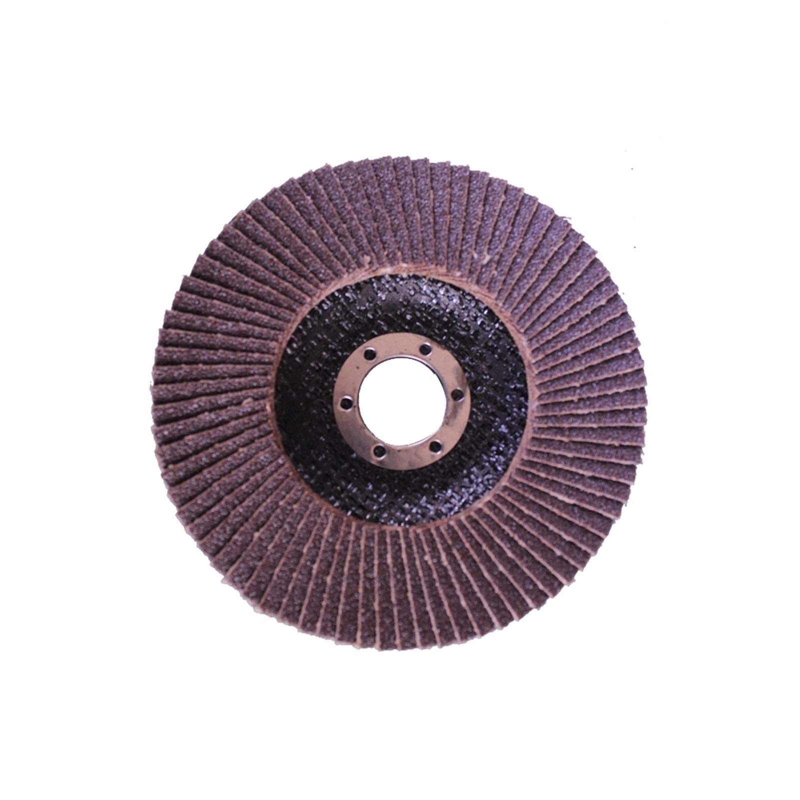 BDAYEK Flap discs 10pcs 5inch 125mm Abrasive Flap Grinding Disc P80 for Angle Grinder