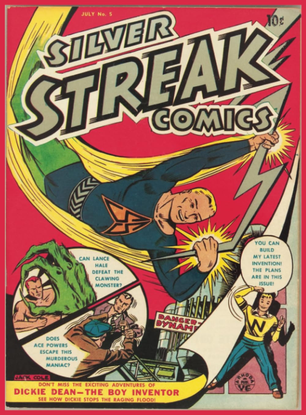 Silver Streak Comics No5: Vintage Superhero Comic Book | June 1940