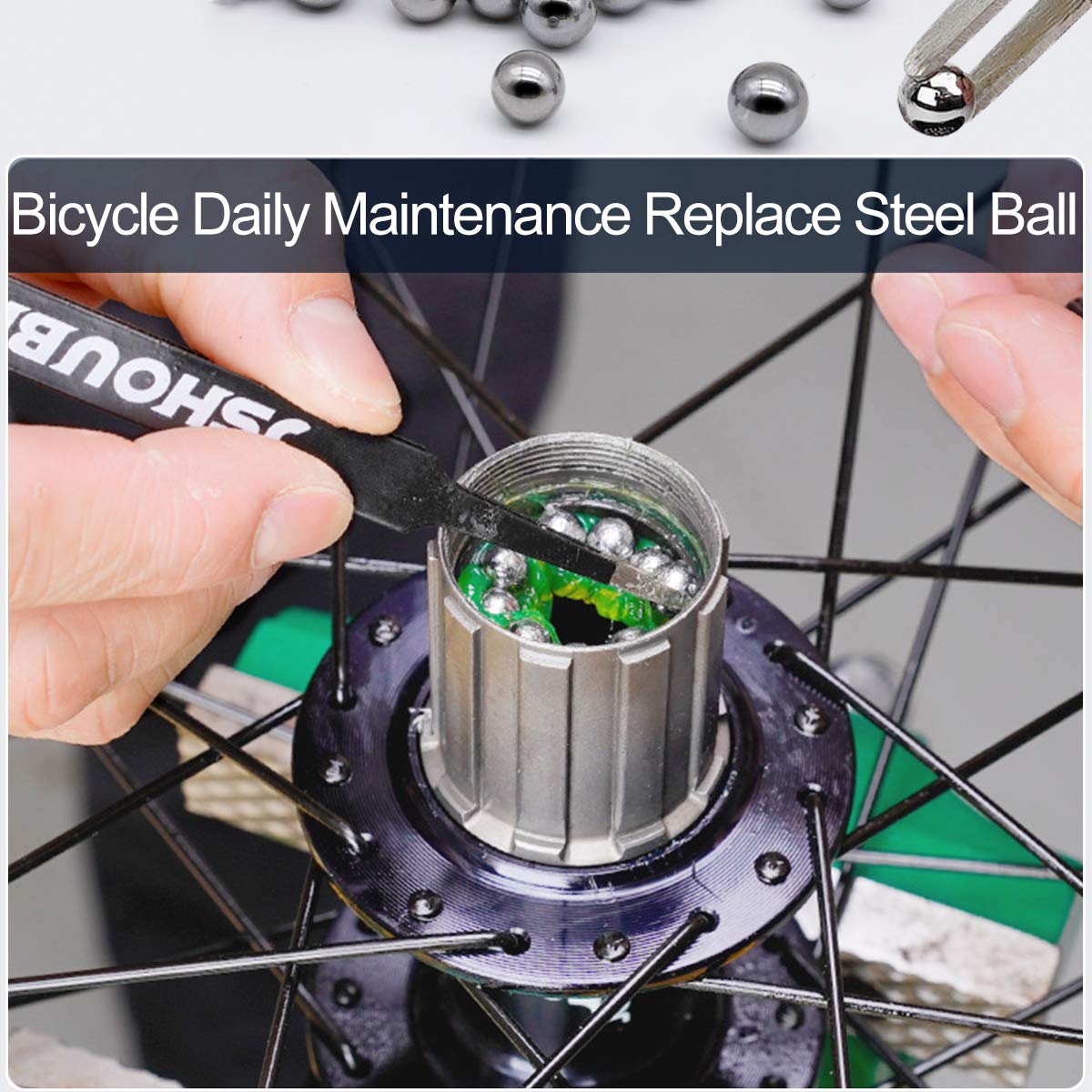 Qiwenr Stahl Kugellager Kugeln 200 Stück - 6mm Edelstahlkugeln Für Fahrrad Innenlager