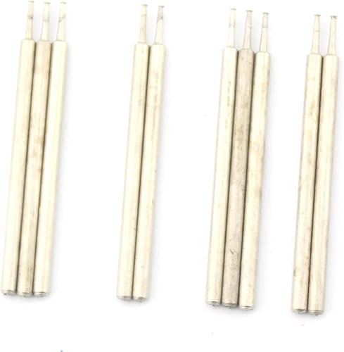 Miniatura 5 de ILOVETOOL Brocas de pulido de diamante de cabeza en forma de T de 0.039 in 3/32 "pulgadas de vástago de piedra accesorios de grabado herramienta