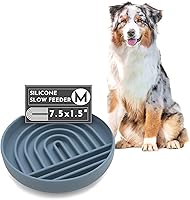 Vista 22 de Should We Go? Alimentador lento para perros y gatos, el tazón Slowdown de silicona, solución para comer lentamente con diseño moderno de alfombrilla