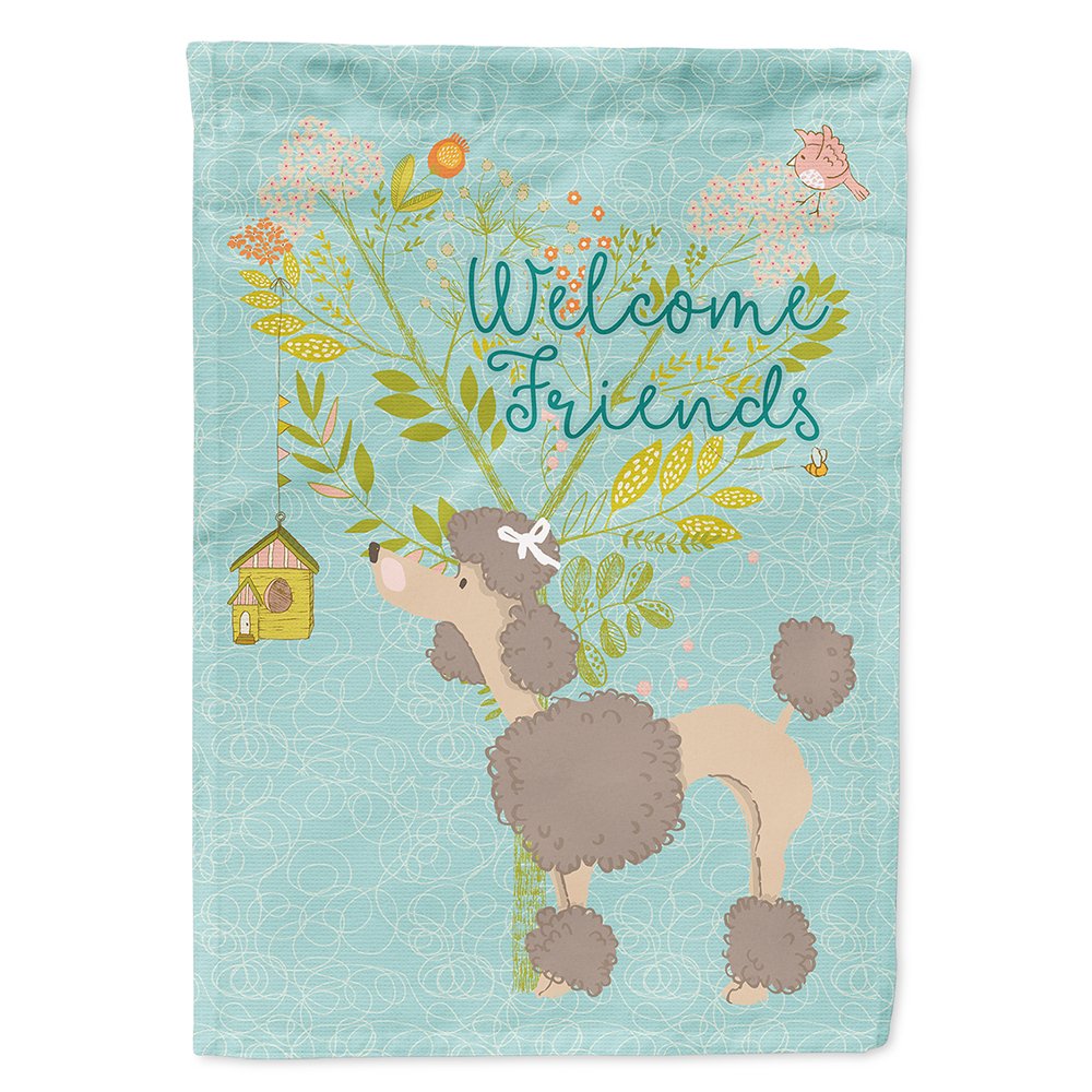 Drapeau caniche au chocolat Caroline's Treasures BB7612CHF de jardin en toile multicolore